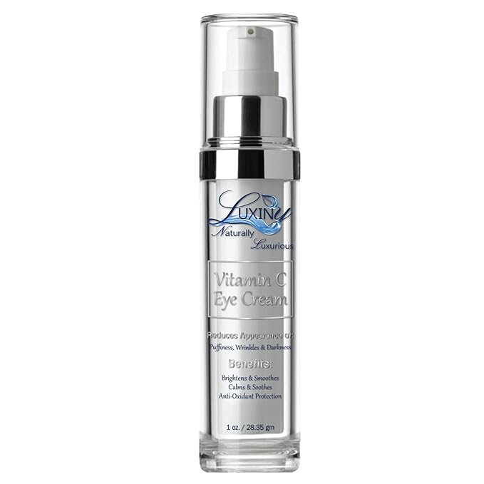 Vitamin C Under Eye Cream for Dark Circles and Puffiness, Anti Aging, Enriched Retinol Eye Cream to Reduce Eye Bags, Fine Line and Wrinkles with Aloe Vera & Cocoa Butter, 1oz.-Velvo Beauty