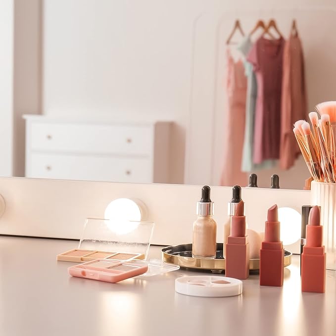 VOCOSTE 4 Pcs Makeup Spatula Mini Spoon, Eye Cream Massage Sticks Beauty Scoop, for Facial Cosmetic Face Cream, Zinc Alloy 2.32"x0.30", Gold Tone-Velvo Beauty