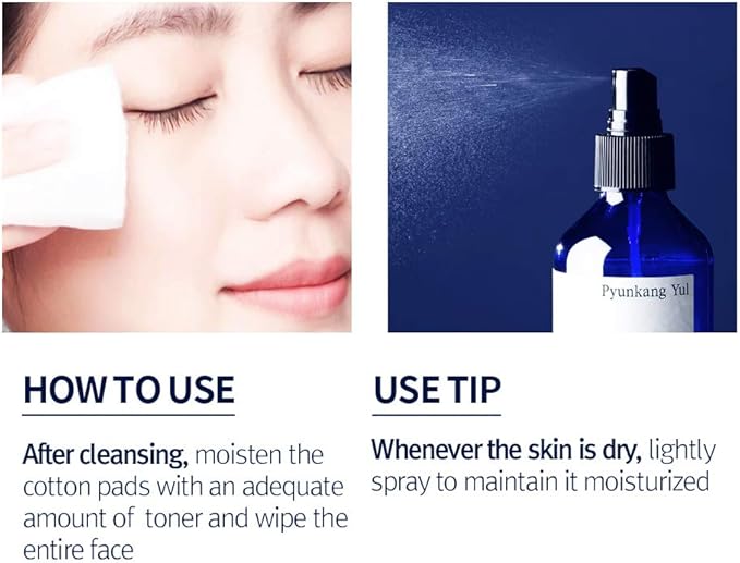 Pyunkang Yul Facial Mist Toner 3.4 Fl. Oz - Face Moisturizer Skin Care Korean Spray Toner for Oily and Combination Skin Types - Astringent for Face Certified as a Zero-Irritation - Watery Texture-Velvo Beauty
