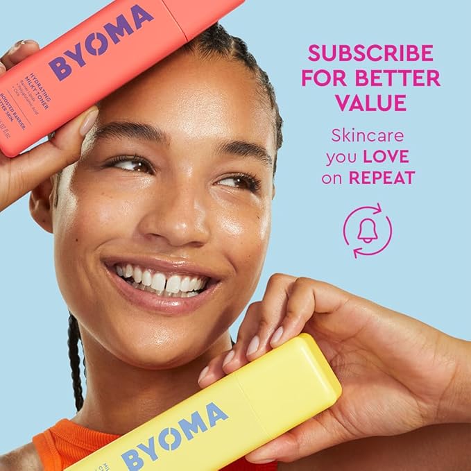 BYOMA Hydrating Serum - Moisturizing Facial Serum with Squalane, Glycerin & Ceramides - Hydrating for Glowing, Dewy Skin - 1.01 fl. oz-Velvo Beauty
