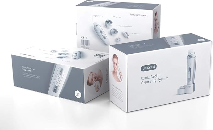 Radiant Pro - Smart Sonic Facial Cleansing Brush & Face Massage Device, Rechargeable & Waterproof Electric Face Scrubber Brush for Men & Women, Premium Face Exfoliator Scrubber-Velvo Beauty