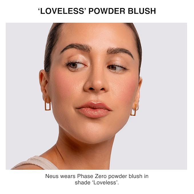 Makeup Powder Blusher - "Loveless" - 4g / 0.141 oz - Full Coverage, Natural Blush - Soft, Buildable Pink, Coral, Peach & Golden Hues - Matte & Shimmering Shades Gives Cheeks a Radiant Glow-Velvo Beauty
