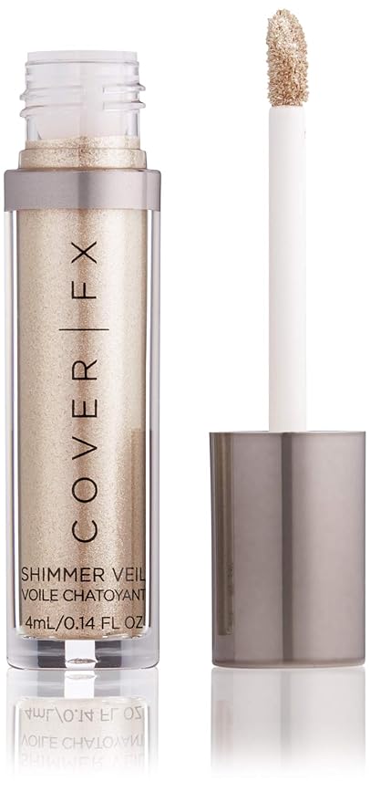 COVER FX Shimmer Veil - Mercury - Weightless Cream Shimmer - Crease-Proof - Transfer-Proof Formula - Multidimensional Shine - Eyes, Cheeks and Lips-Velvo Beauty