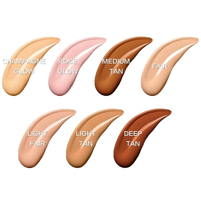 UCANBE Halo Glow Liquid Filter, Face Complexion Booster For Radiant Skin All Day Longwear, Soft-Focus Look Sodium Hyaluronate Vegan & Cruelty-Free - 0.91OZ Champagne Glow-Velvo Beauty