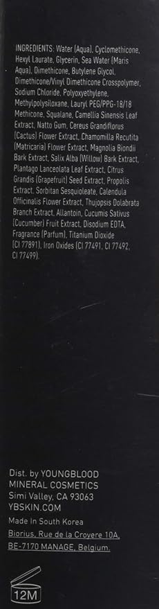 Youngblood Liquid Mineral Foundation, Sand, 17 Shades, Vegan, Cruelty-Free, Gluten-Free-Velvo Beauty