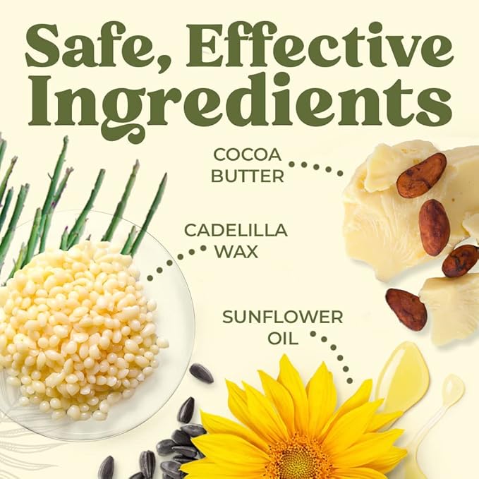 Vegan Lip Balm by Earth’s Daughter, Beeswax Free Lip Balm, Natural, Organic Flavors - 4 Pack of Assorted Flavors, Plant Based Vegan Chapstick, Lip Moisturizer-Velvo Beauty