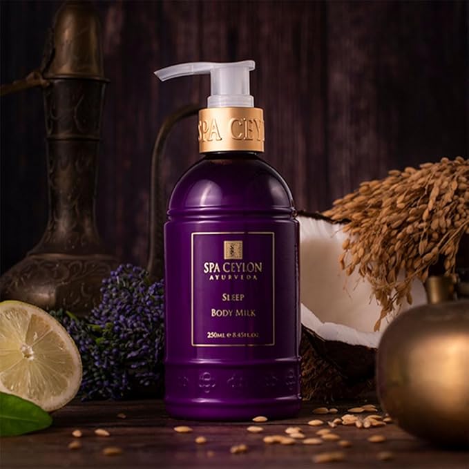 SPA CEYLON SLEEP Body Milk | Pure Lavender & Luxurious Fragrance | Nourishes & Treats Dryness | Suitable for all skin types-Velvo Beauty