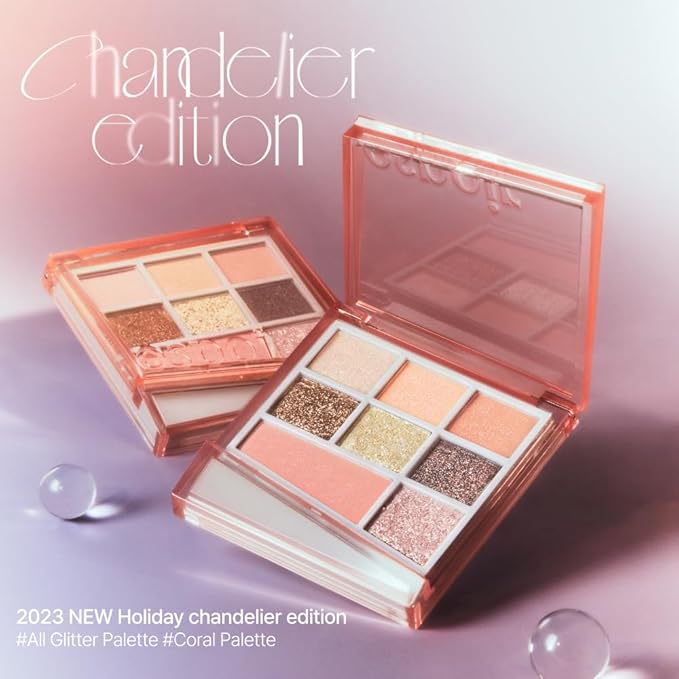 Espoir Real Eye Palette All New #4 Chandelier 0.17 oz | Multi-Use Long-Lasting Blendable 8 Colors Natural Glitter Soft veil matte Makeup Eyeshadow Palette for Various Makeup Looks | Korean Makeup-Velvo Beauty