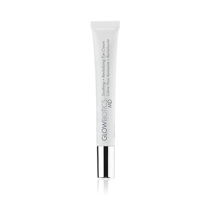 Glowbiotics Soothing + Revitalizing Probiotic Eye Cream: Hydrate, Firm & Reduce Wrinkles, Dark Circles & Puffiness, Peptide-Rich for Youthful Eyes, 0.5 oz-Velvo Beauty