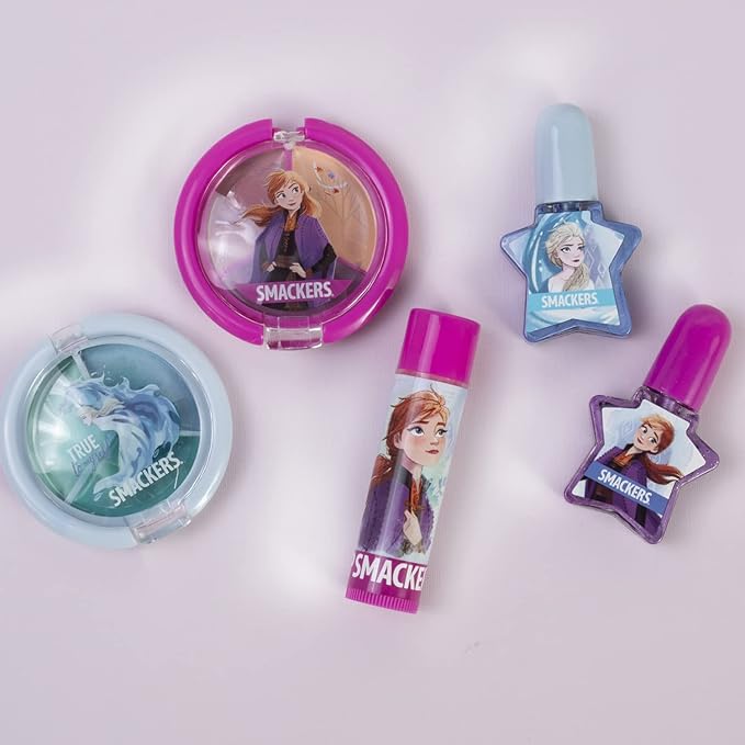 Lip Smacker Disney Frozen II Pouch Makeup Set And Bag For Girls (Pack of 2)-Velvo Beauty