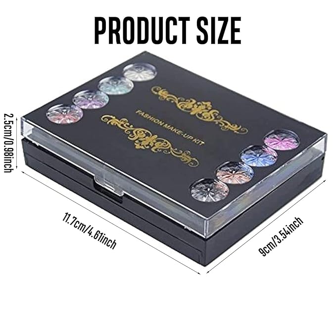 Eyeshadow Palette LT Makeup Palette 37 Bright Colors Matter and Shimmer Lip Gloss Blush Brushes Cosmetic Makeup Eyeshadow Highly Pigmented Palette for Girls Festival Birthday Gift Concealer Makeup Kit-Velvo Beauty