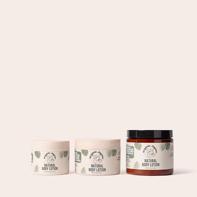 Natural Body Lotion, 8 oz, Moisturizer With Essential Oils, Vitamin E Oil, Beeswax, Extra Virgin Olive Oil, Raw Honey, Mango Butter, Sulfate & Paraben Free Body Care, Tropical Scent-Velvo Beauty