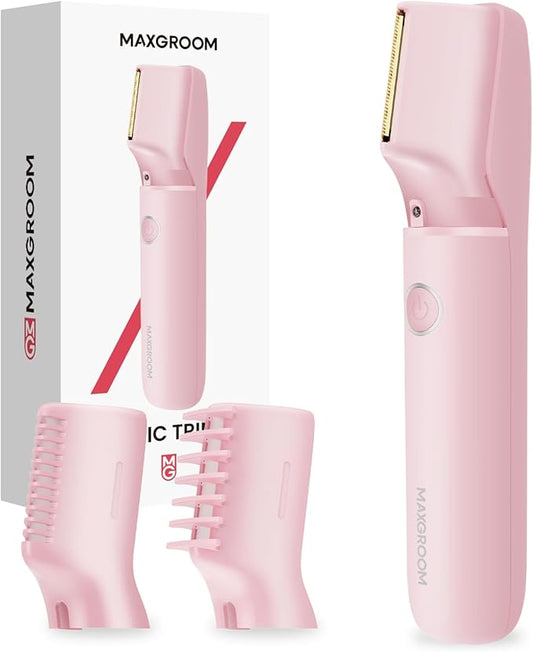 Women's Bikini Trimmer - Painless Body Shaver with Curved Single Blade, Waterproof for Sensitive Skin & Intimate Areas-Velvo Beauty