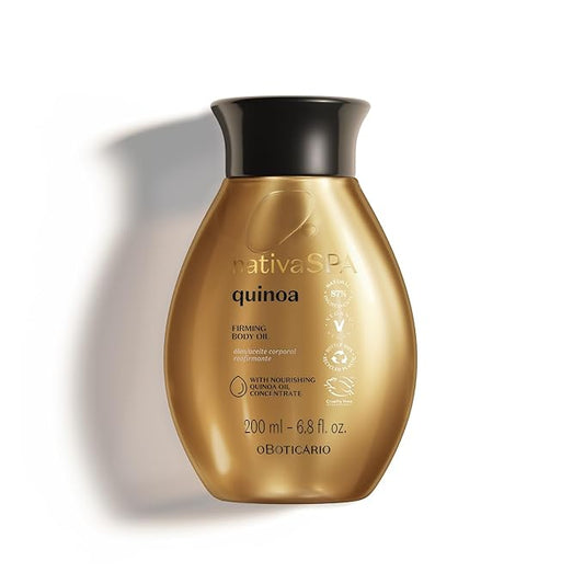 Nativa SPA by O Boticario Quinoa Hydrating Body Oil, Soft and Healthy Skin, 6.8 oz. (200 ml)-Velvo Beauty