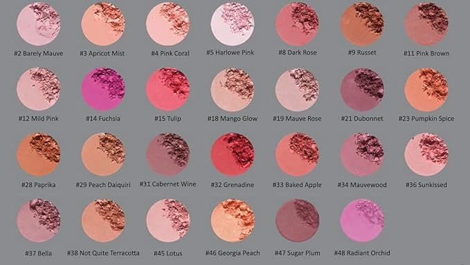 Mauvewood Deep Dark Pink Rose Blush Pressed Cheek Color Powder, Talc & Paraben Free, 4 Grams, No Animal Testing & Cruelty Free-Velvo Beauty