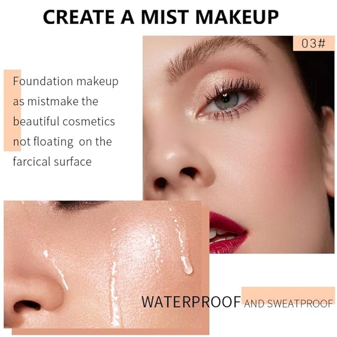 Foundation Full Coverage Liquid Foundation Cream - Lightweight Concealer - Suitable for All Skin Types (cheese 03)-Velvo Beauty