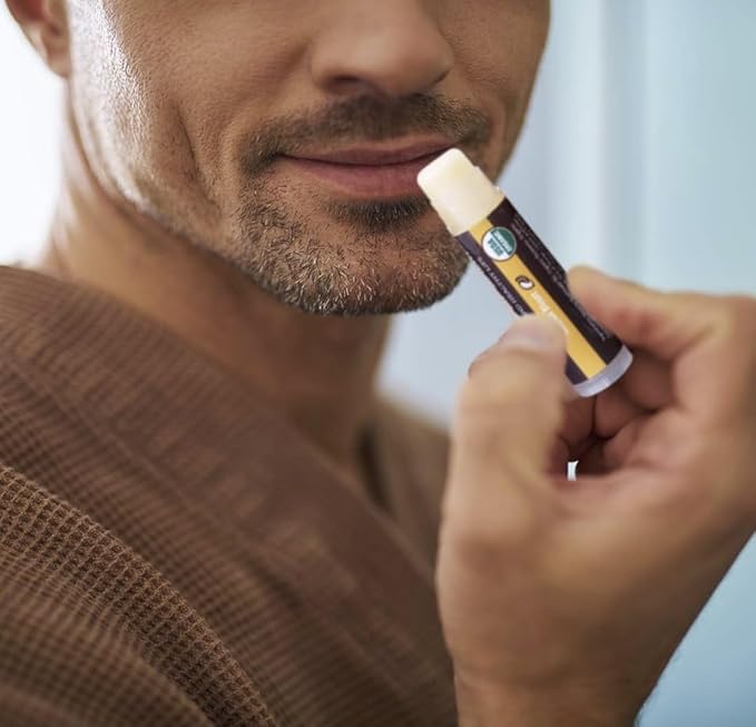 USDA Organic Lip Balm 6-Pack by Earth's Daughter - Fruit Flavors, Beeswax, Coconut Oil, Vitamin E - Best Lip Repair Chapstick for Dry Cracked Lips - Moisturizing Lip Care-Velvo Beauty