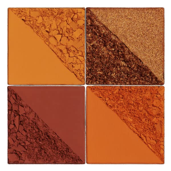 Juvia's Place Rebel Quad Honey Eyeshadow Palette - Professional Eye Makeup, Pigmented Eyeshadow Palette, Makeup Palette for Eye Color & Shine, Pressed Eyeshadow Cosmetics, Shades of 4-Velvo Beauty
