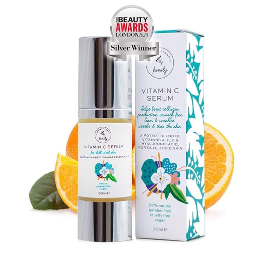 Vitamin C Serum for Face with Hyaluronic Acid, Aloe Vera, Retinol, and Vitamin E - Natural Skin Care for Beautiful and Healthy Skin - Helps Dull and Tired Skin and Fine Lines-Velvo Beauty