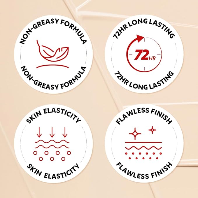 TIRTIR Mask Fit Red Cushion Foundation | Full coverage, Weightless, Skin fit, Satin Glow Finish, Korean Makeup BB Foundation, beauty, Tattoo cover up, Buildable (#40N Cinnamon, 0.63 Fl Oz)-Velvo Beauty