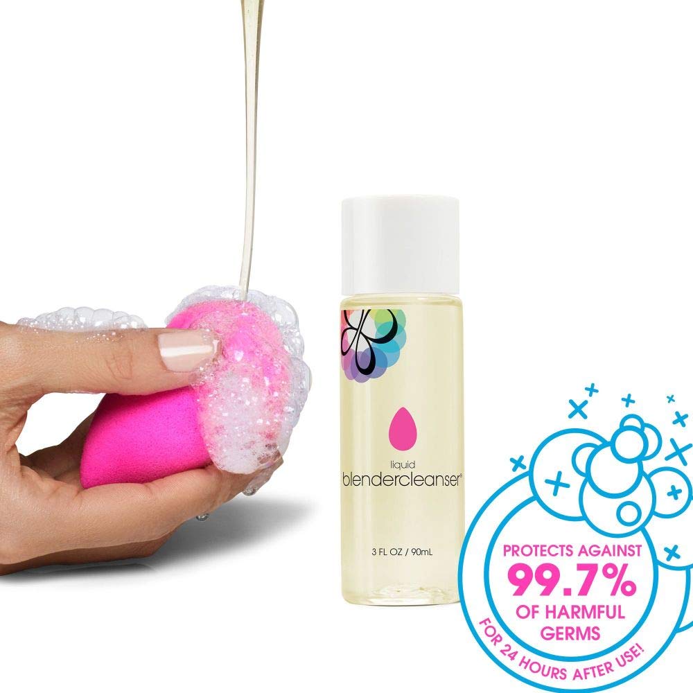 BEAUTYBLENDER Liquid BLENDERCLEANSER for Cleaning Makeup Sponges, Brushes & Applicators, 3 oz. Vegan, Cruelty Free and Made in the USA-Velvo Beauty