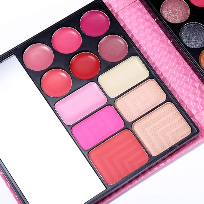All in One Makeup Kit - 20 Eyeshadow, 6 Lip Glosses, 3 Blushers, 2 Powder, 1 Concealer, 1 Mirror, 1 Brush, Make Up Gift Set for Teen Girls, Beginners And Pros-Velvo Beauty