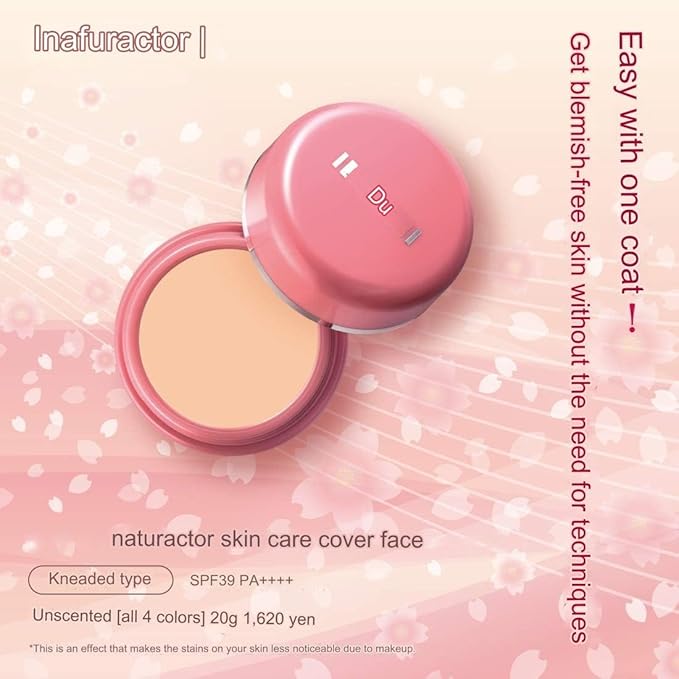 NATURACTOR Concealer 152 Natural Skin Care Cover Face 0.7 oz - Full Coverage Foundation, Made in Japan-Velvo Beauty