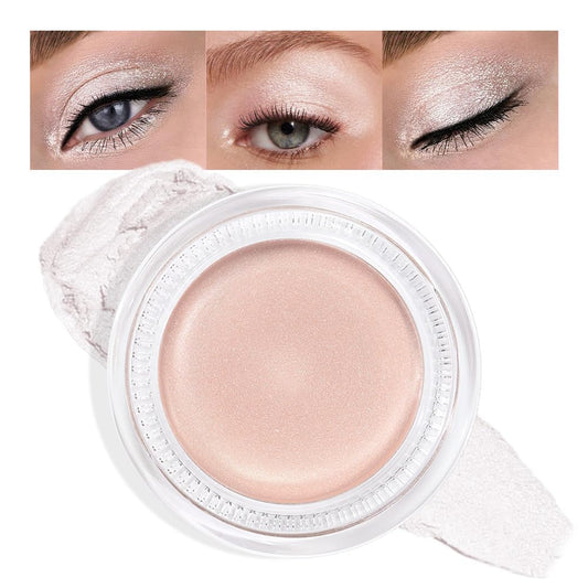 Cream Glitter Purity Shimmer Metallic Eyeshadow Palette Makeup, Natural Single Mini Instant Holographic Eyeshadow For Women, Sombras Crema Para Ojos, Talc, Paraben & Cruelty Free, P06-Velvo Beauty