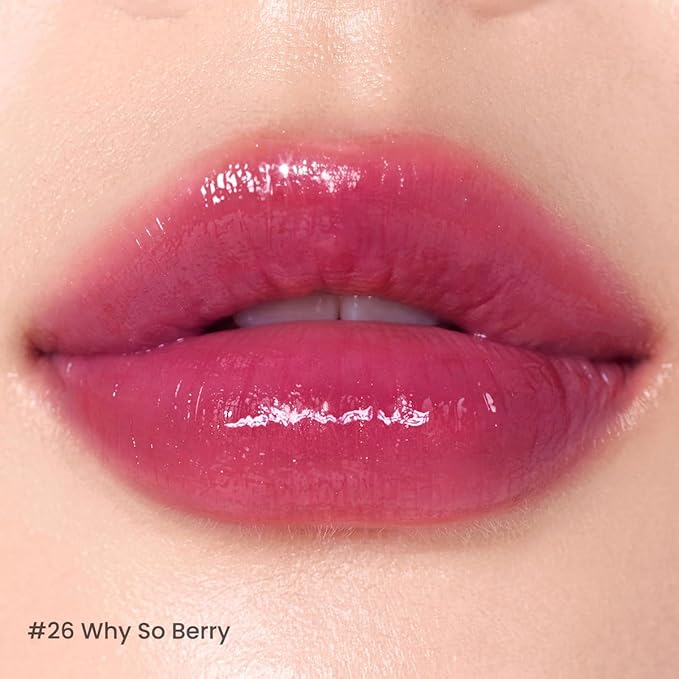 Peripera Ink Mood Glowy Tint | Lip-Plumping, Naturally Moisturizing, Lightweight, Glow-Boosting, Long-Lasting, Comfortable, Non-Sticky, Mask Friendly, No White Film (026 WHY SO BERRY (SODA CAFE))-Velvo Beauty