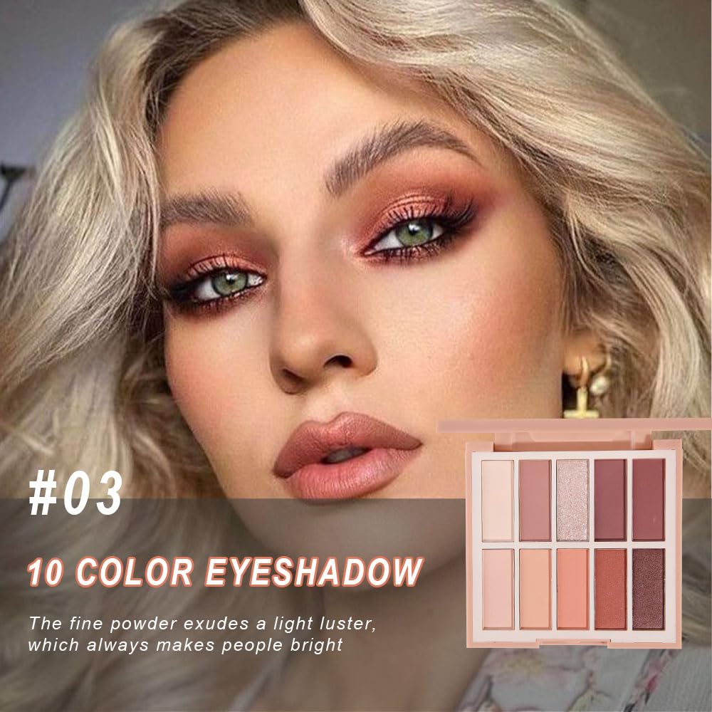 Neutral Natural Eye Shadow Palette,Matte Nude Pink Brown Naked Cream Eyeshadow Palette,Make Up Pallets for Women Natural Eyeshadow for Eyes Long Lasting Naturing-Looking-Velvo Beauty