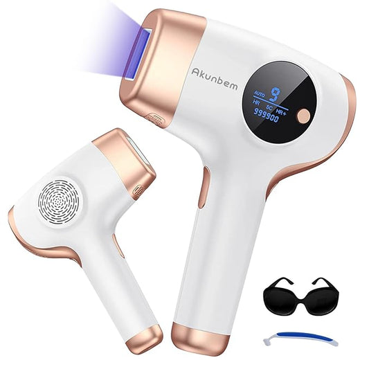 Laser Hair Removal, IPL Hair Removal for Women and Men, Hair Removal Device for Bikini Legs Armpits Arms At Home, 999,900+ Flashes Painless Effective & Long-Lasting-Velvo Beauty