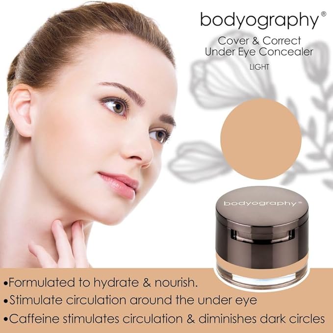 Bodyography Cover & Correct Under Eye Concealer - Light-Velvo Beauty