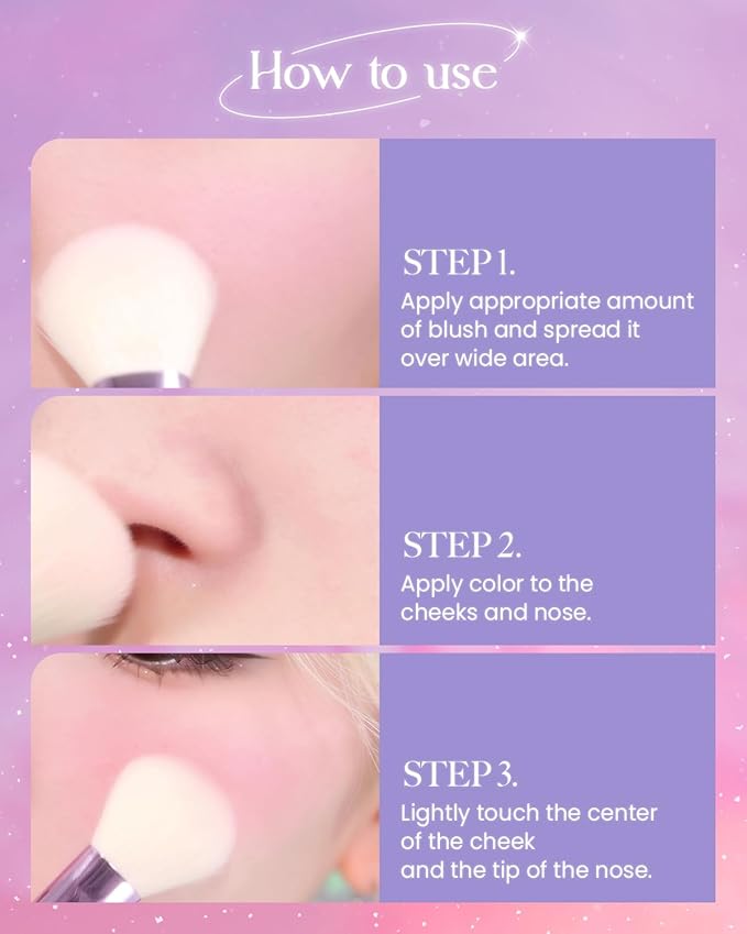 AMTS Face Blush Brush for Professional Quality Precision Makeup Application-Velvo Beauty