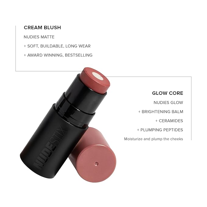 Nudies Matte + Glow Core All Over Face Blush Color - Rose Glow-Velvo Beauty