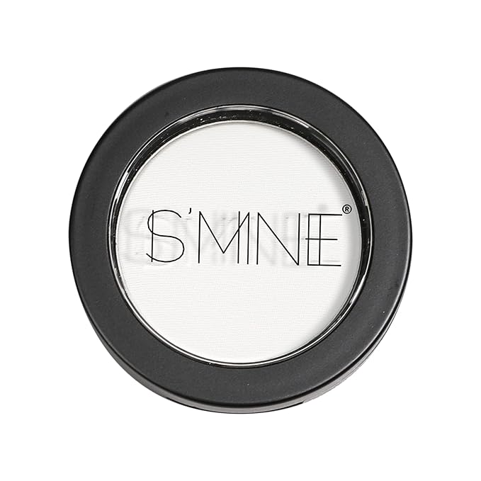 IS'MINE Single White Matte Eyeshadow Powder Palette High Pigment, Longwear, Intense Color Best White Eyeshadow-Velvo Beauty