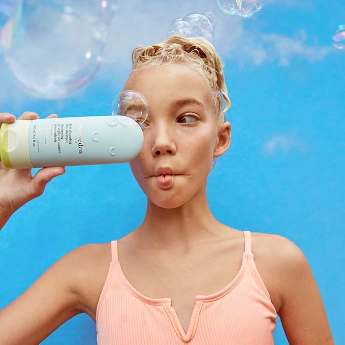 Evereden After Swim & Sports Kids Shampoo: With Cleansing Clay | Detoxifies Hair & Scalp from Chlorine, Dirt, and Sweat | Clean & Vegan Kid Shampoo for Daily Use and Any Hair Type-Velvo Beauty
