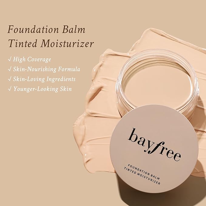Foundation Balm, Matte Full Coverage Cream Foundation, Mature Skin Foundation, Creamy, Waterproof, Lightweight Face Makeup, 0.99 oz (FAIR)-Velvo Beauty