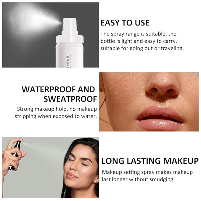Kaely Setting Spray for Face,Dewy Finish,Waterproof Setting Spray for Makeup Long Lasting,Oil Control Face Mist,Up To 16 Hours,Vegan & Cruelty-Free-Velvo Beauty