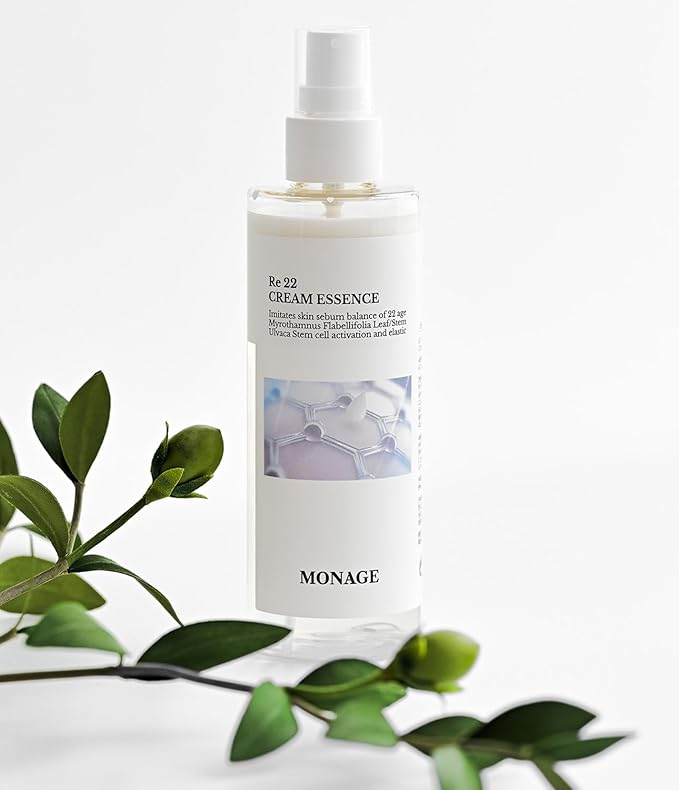 Re 22 Cream Essence – Korean Skin Care All-in-One Hydrating Spray with Resurrection Plant & Sea Lettuce Stem Cells for Youthful, Balanced Skin – Relaxing Gifts, 150ml / 5.07 fl. oz-Velvo Beauty