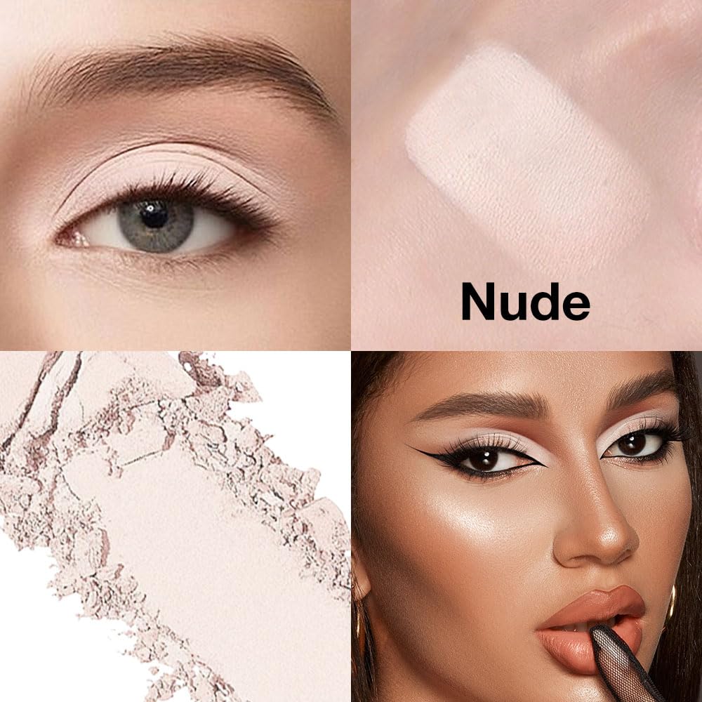 AMY'S DIARY White Black Pink Matte Eyeshadow Palette 3 pics set – Long-Lasting & Highly Pigmented, Vegan & Cruelty-Free-Velvo Beauty