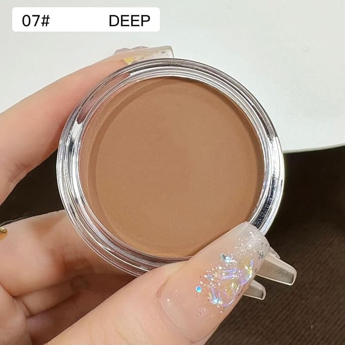 7 Color Solid Concealer Full Coverage Correcting Cream Concealer Waterproof Long-lasting Under Eye Concealer for Dark Circles Color Corrector Pro Concealer (Color 07)-Velvo Beauty