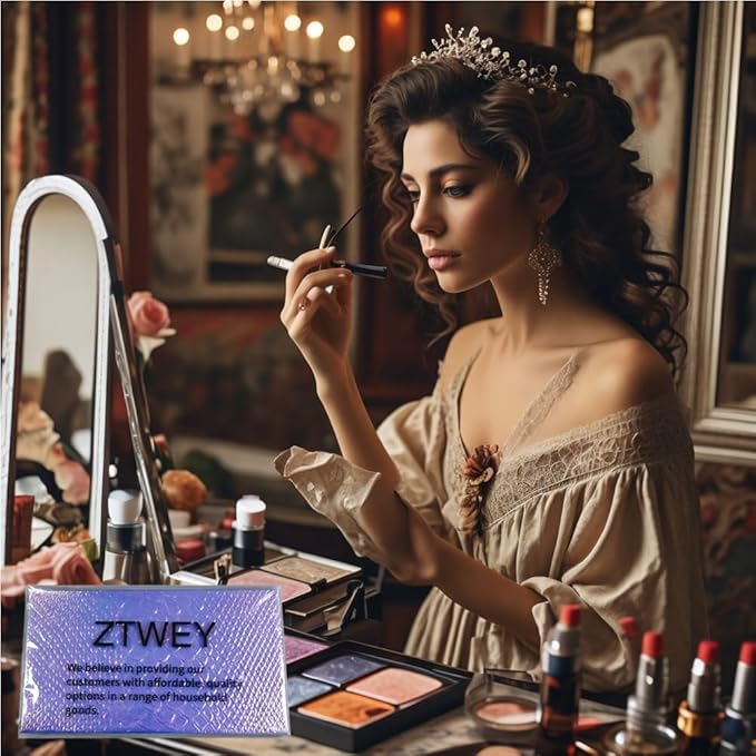 Makeup Palette With Mirror, Empty Eyeshadow Makeup Box Cosmetics Palette Fish Scale DIY Storage Tray Box Holder-Velvo Beauty