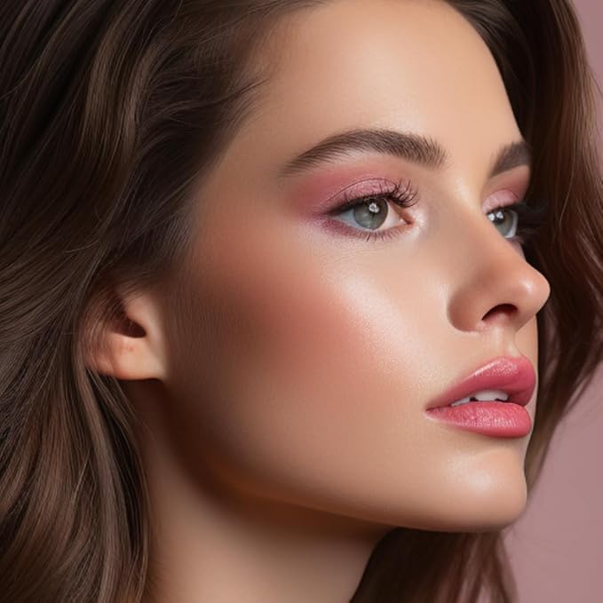 READY TO SHINE Snow Bright Contour Highlight Blush Makeup Palette - Smooth and Pigmented - Easy to Blend - Vegan and Cruelty Free - 5 Part Pressed Powder Makeup Kit - With Mirror For All Skin Types-Velvo Beauty
