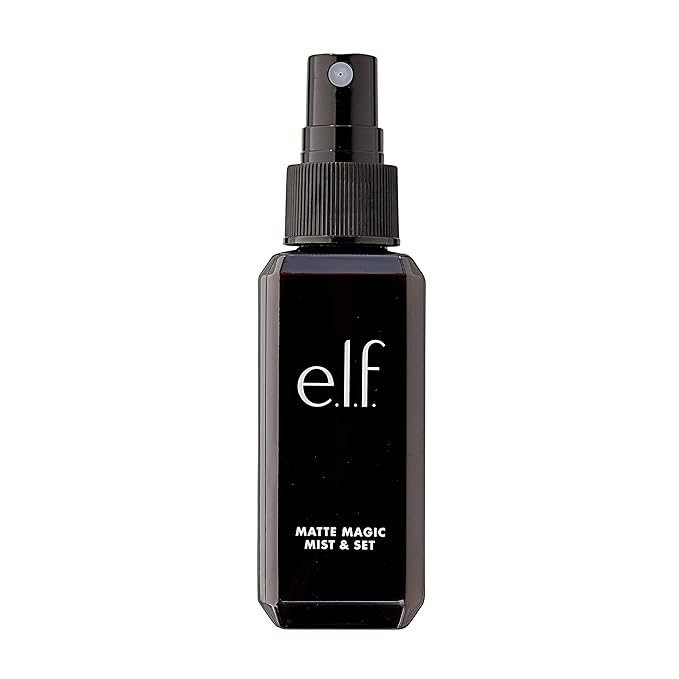 e.l.f. Matte Magic Mist & Set - Small, Lightweight, Long Lasting, Mattifying, Revitalizes, Controls Shine, Refreshes, Hydrates, All-Day Wear, 2.0 Fl Oz-Velvo Beauty