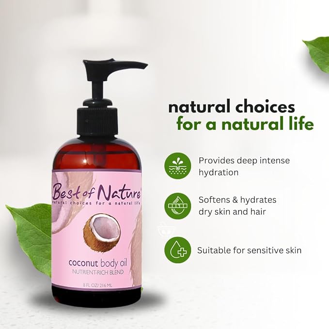 Best of Nature 100% Pure Fractionated Coconut Oil - Liquid MCT Massage & Body Oil, Unscented Moisturizer for Hair, Skin, Face, Aromatherapy Carrier for Essential Oils, 5 Gallon Pail (640 fl oz)-Velvo Beauty