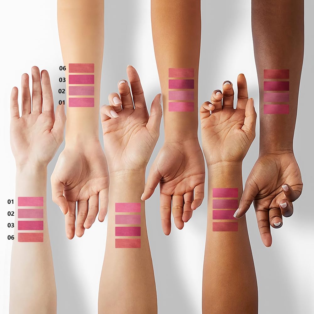 BINGBRUSH Matte Lip Crayons Matte Longwear Lipstick Pack Set,Moisture Smooth Lipliner With Built-in Sharpener Ultimate Lip Crayon for Makeup- Waterproof Velvet Lipgloss Lip Stain (02#Mauve Nude Pink)-Velvo Beauty