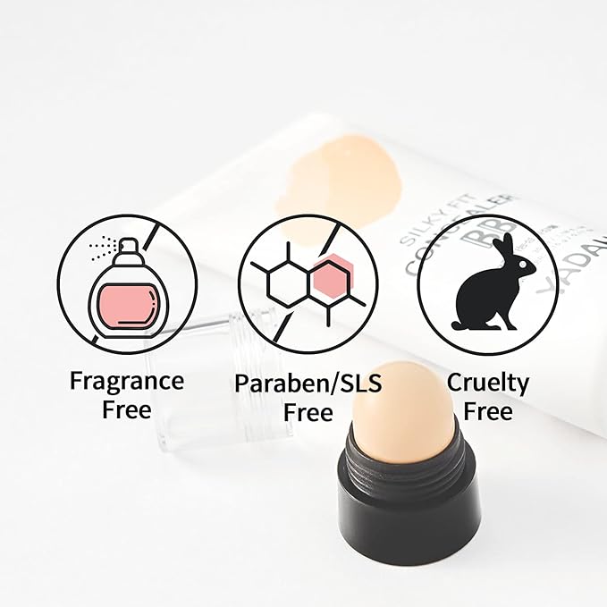 YADAH Silky Fit Concealer BB Cream (23 Natural Beige, 1.18fl oz) - 2-in-1 Korean Makeup for Flawless Skin, Tinted Moisturizer for Blemish Cover. Long-Lasting, All-Day Wear.-Velvo Beauty