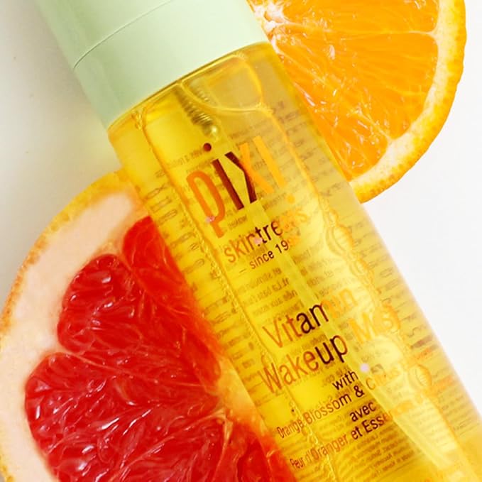 Pixi Vitamin-C Wakeup Mist | Helps Cool, Refresh, and Wake Up Skin | Adds Hydration | Boosting Treatment Toner | 2.7 fl oz / 80ml-Velvo Beauty