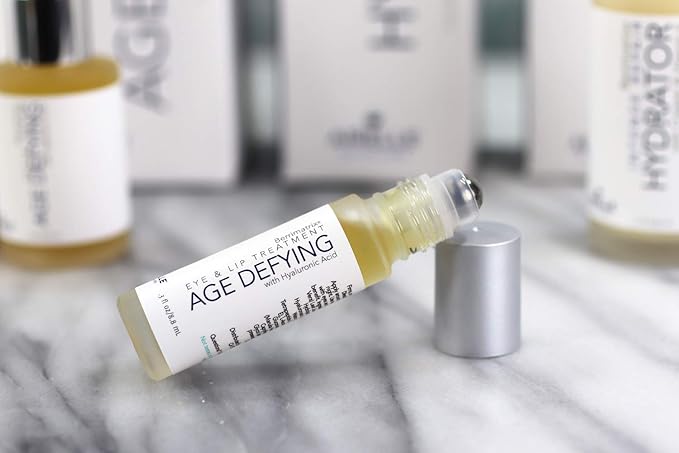 Airelle Age-Defying Eye and Lip Treatment | Anti Aging, Helps Reduce Wrinkles, Fine Lines | Dermatologist Recommended | Hyaluronic Acid, Berrimatrix | Natural Ingredients | .3 Fl Oz-Velvo Beauty