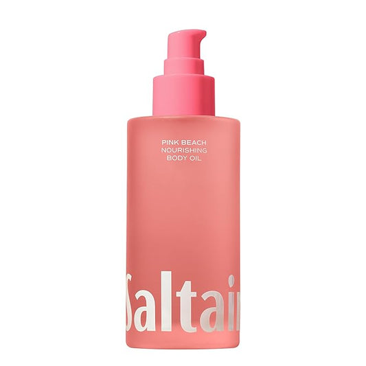 Saltair Body Oil. Luxurious Pink Beach After Shower and Bath Oil Moisturizer for Women. Botanical, Non-Greasy, and Well-Absorbing Lotion for Hydrating Dry Skin. 4oz Pump Bottle-Velvo Beauty